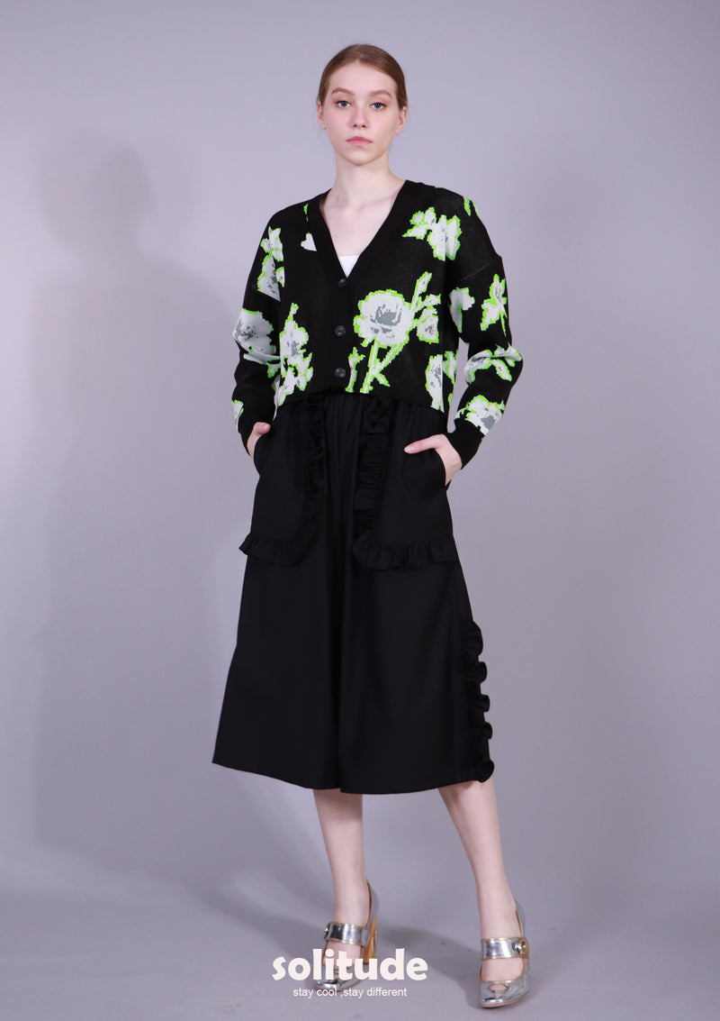 FLORAL PRINT CARDIGAN