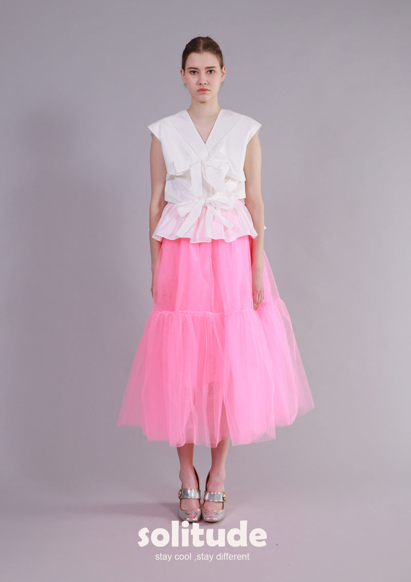Hot Pink Tulle Skirt