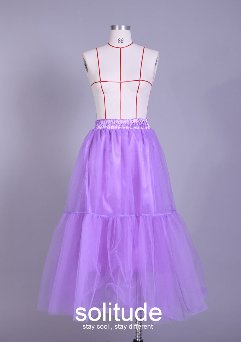 Purple Tulle Skirt