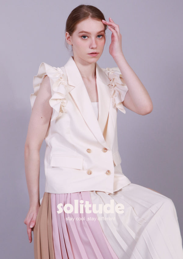 SLEEVELESS BLAZER