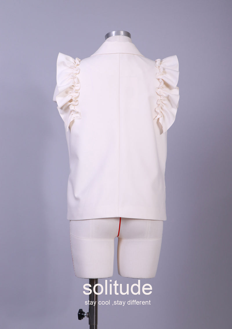 SLEEVELESS BLAZER