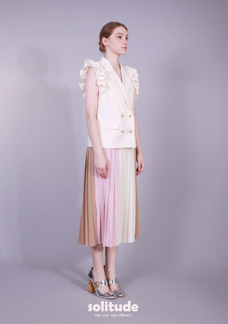 SLEEVELESS BLAZER