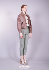 FAUX LEATHER JACKET