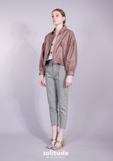 FAUX LEATHER JACKET