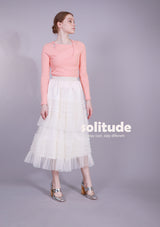 WHITE TULLE SKIRT