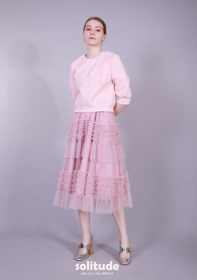 PINK TULLE SKIRT