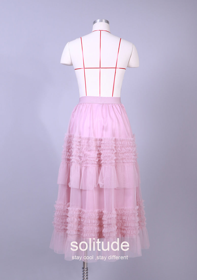 PINK TULLE SKIRT