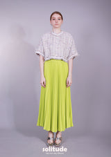 WHITE TWEED TOP