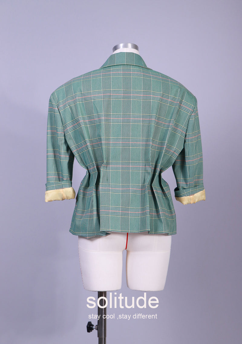 CHECKERED BLAZER