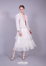 KNITTED BACK BLAZER