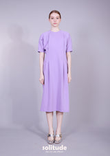 PURPLE KNITTED DRESS