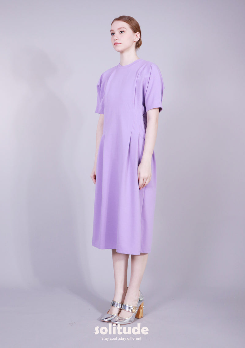 PURPLE KNITTED DRESS