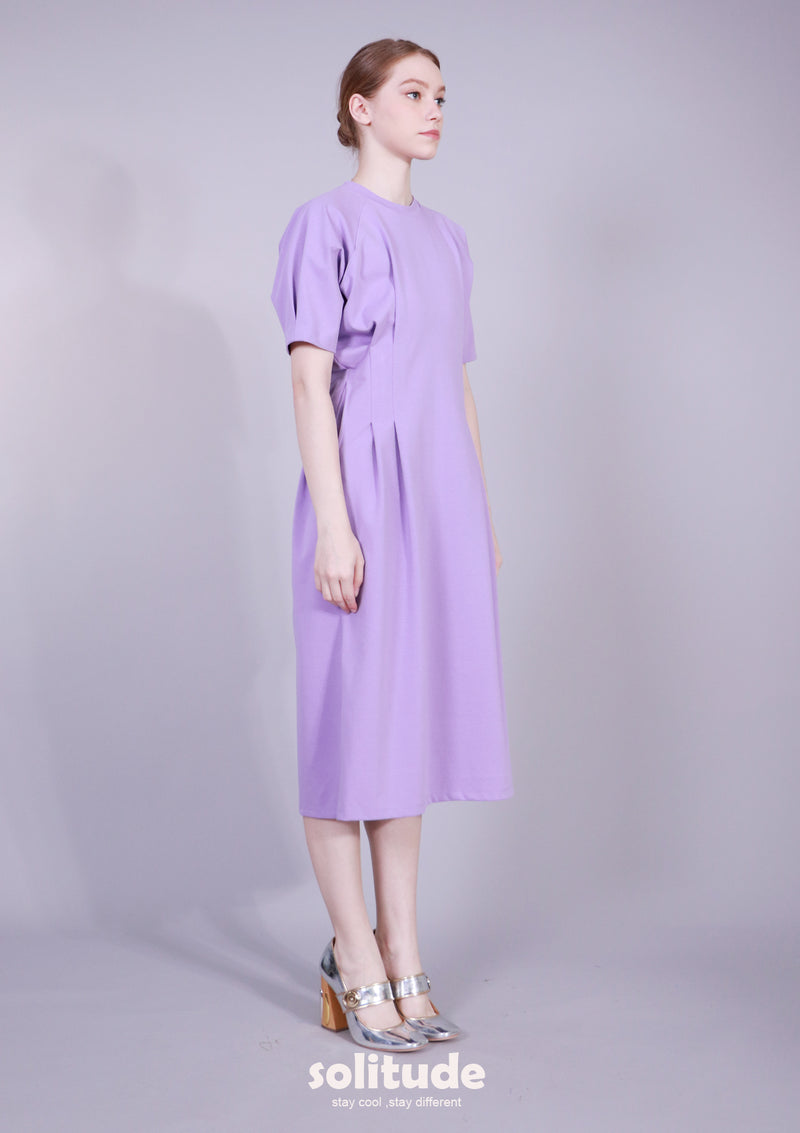 PURPLE KNITTED DRESS