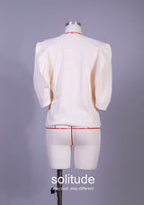 LAYERED COLLAR KNITED TOP