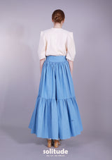 LAYERED COLLAR KNITED TOP