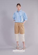 Blue Drop Shoulder Shirt