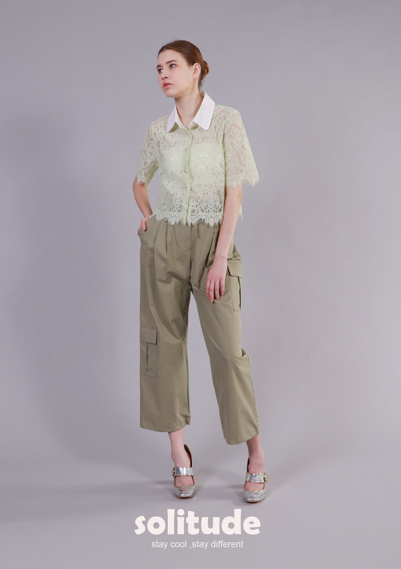 Green Lace Shirt