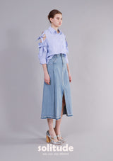 Ribbon Striped Shirt