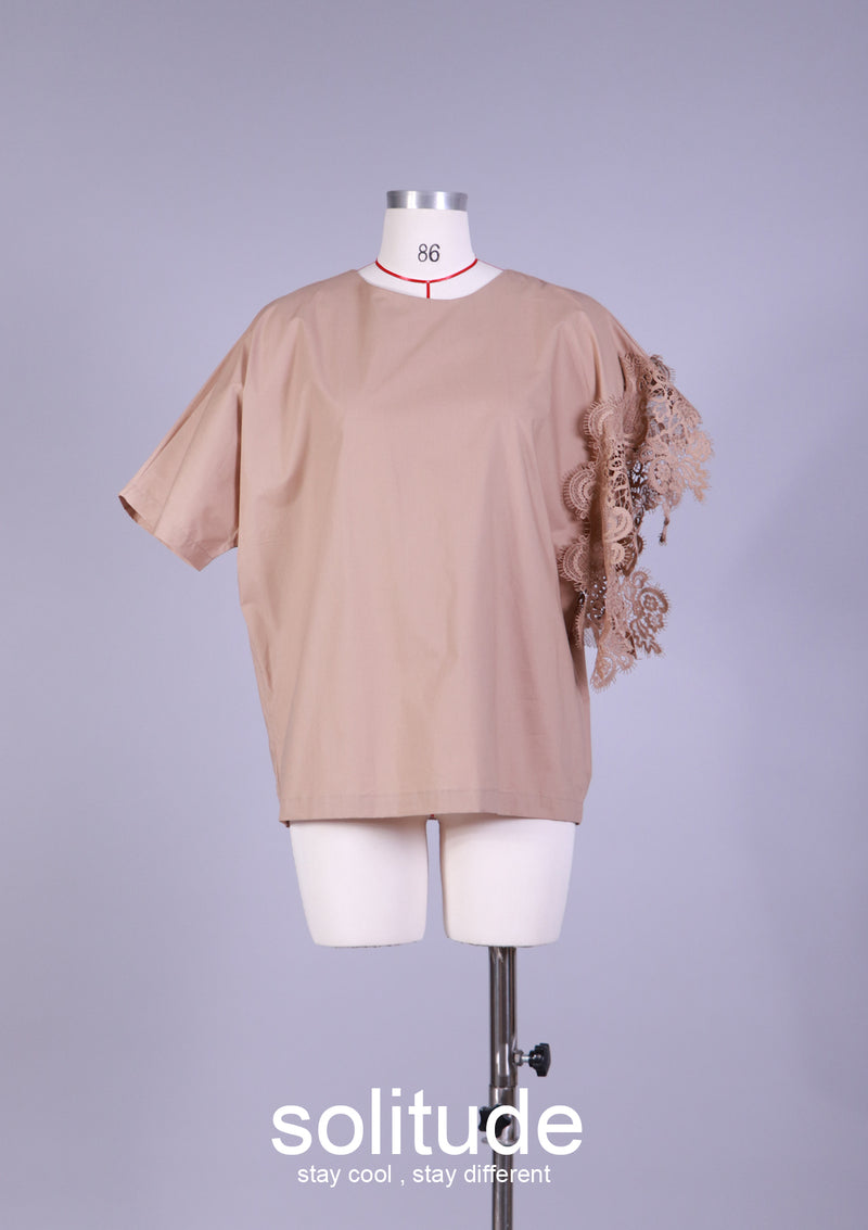 Lace Trimmed Top