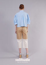 Pleated Straight Leg Pants