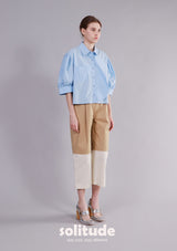 Pleated Straight Leg Pants