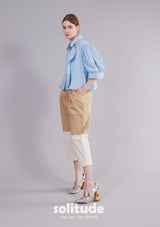 Pleated Straight Leg Pants