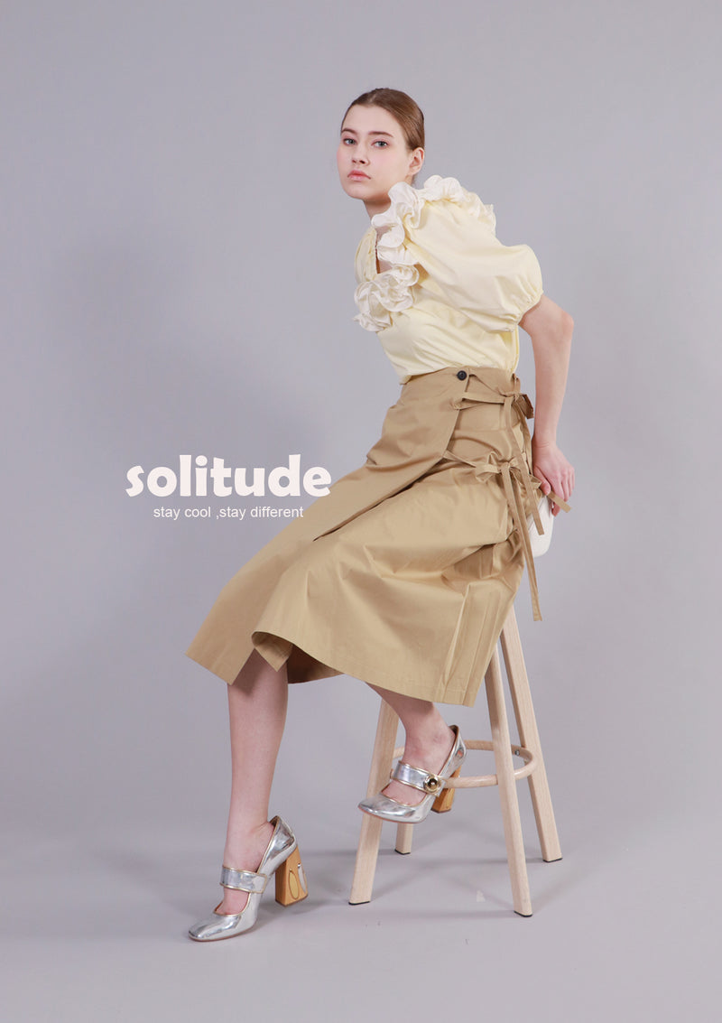 Yellow Ruffles Top