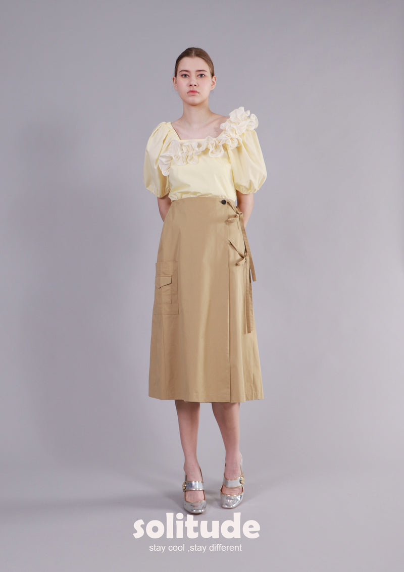 Yellow Ruffles Top