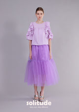 Purple Ruffles Top