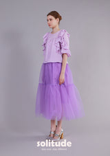 Purple Ruffles Top