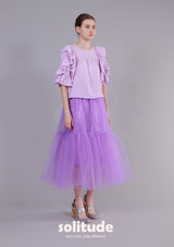 Purple Ruffles Top