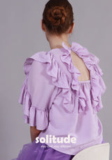 Purple Ruffles Top