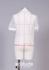 White Lace Trimmed Shirt