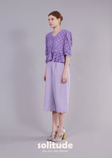 Purple Ruffled Top
