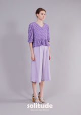 Purple Ruffled Top