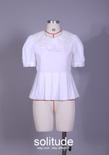 White Woven Top