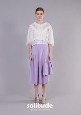 Purple Asymmetric Skirt