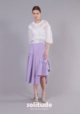 Purple Asymmetric Skirt