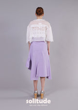 White Ruffled Top