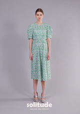 Green Floral-print Dress