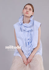 Ruffles Striped Vest