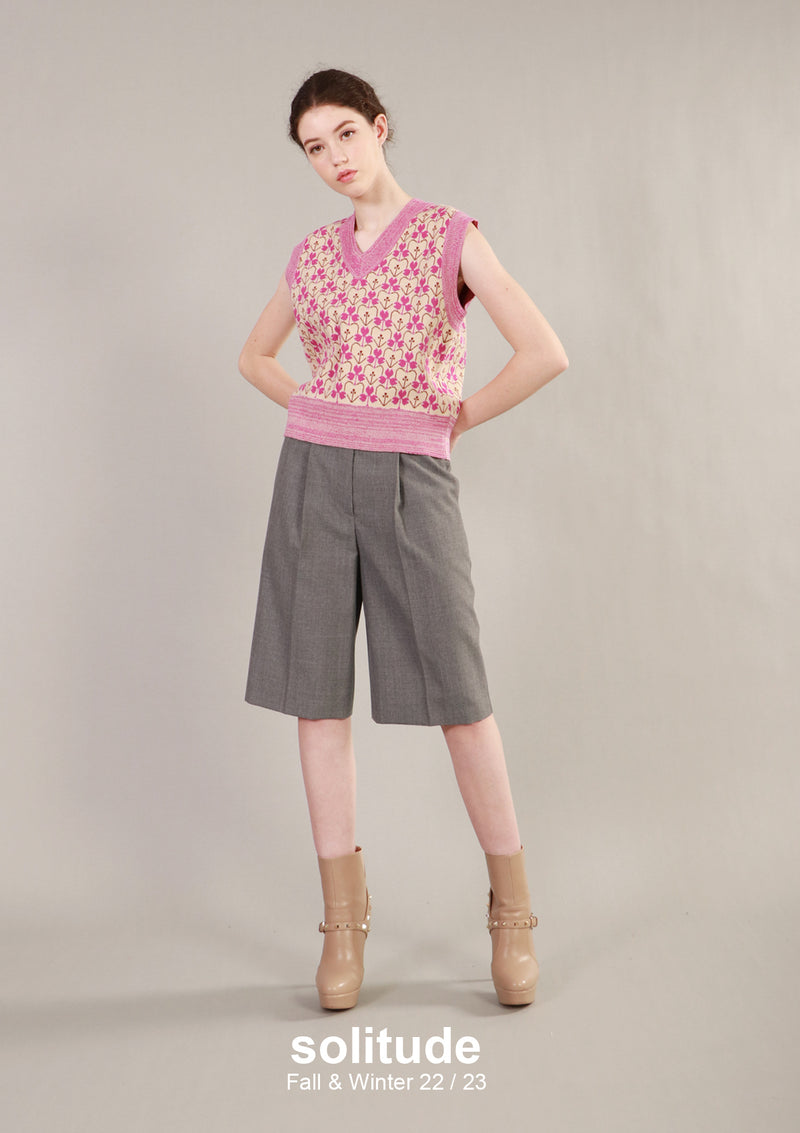 Pink Knit Vest