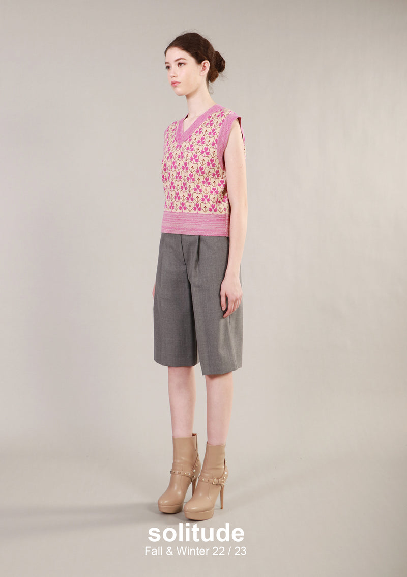 Pink Knit Vest