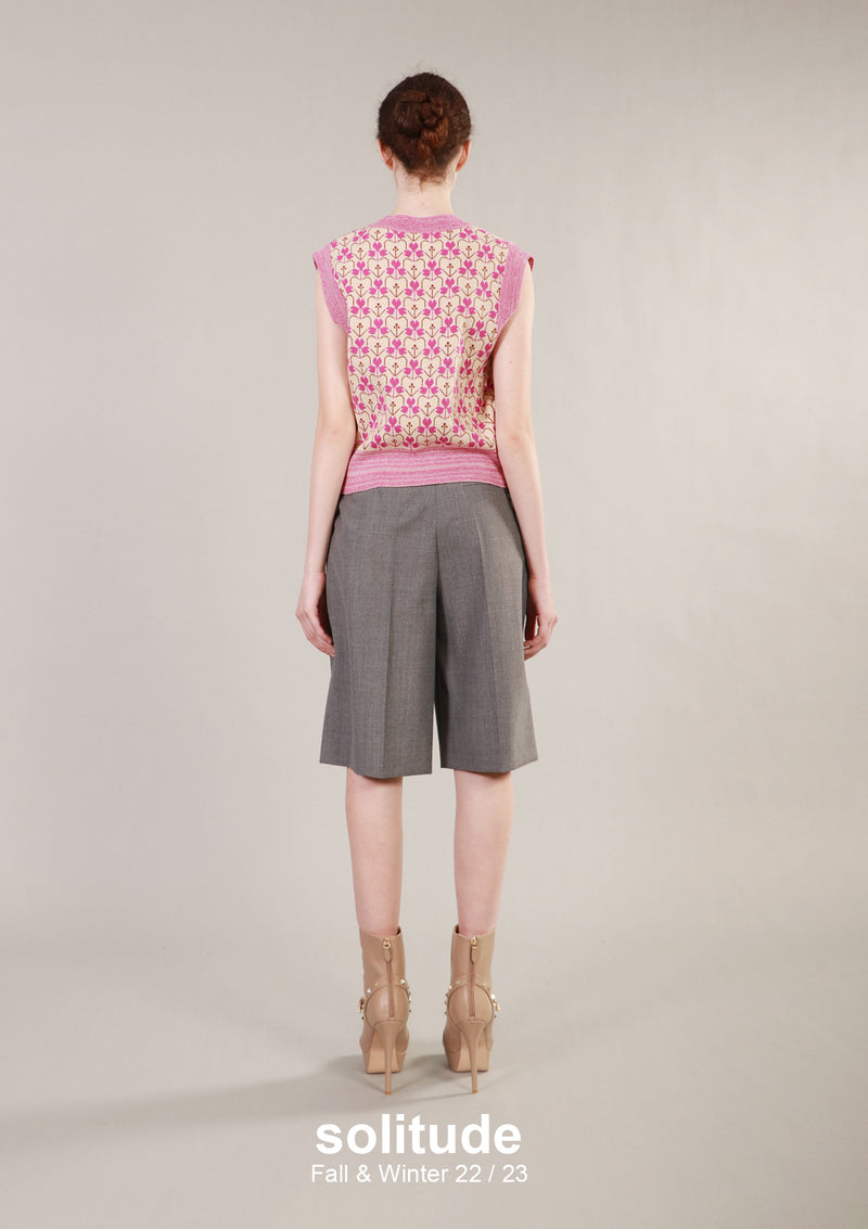 Pink Knit Vest
