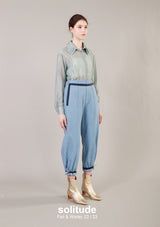 Drawstring Denim Pants