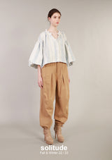 Oversized Puff Sleeves Top