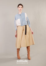 Mixed Fabric Top