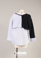 Mixed Fabric Top