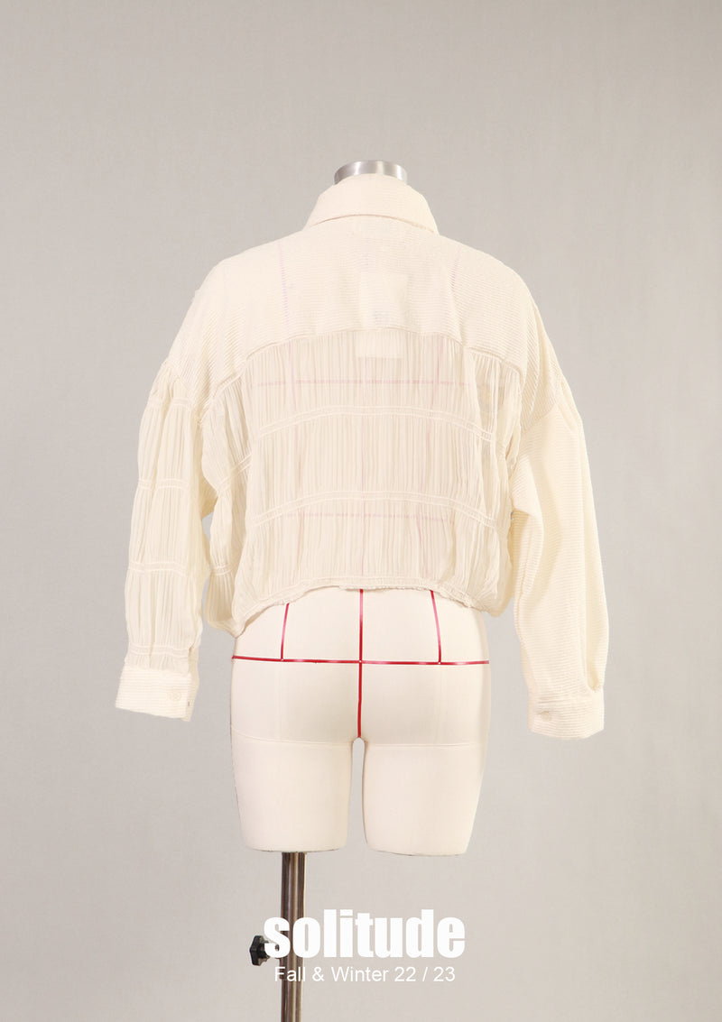 Mixed Fabric Shirt