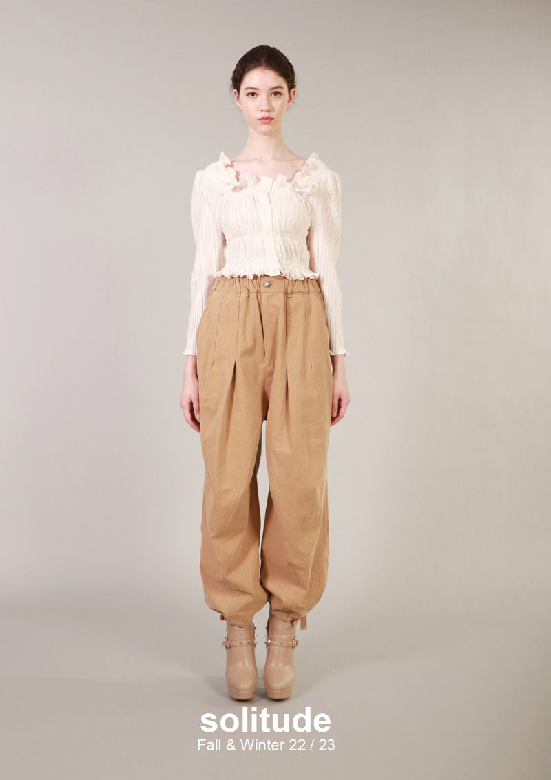 Off White Cropped Top